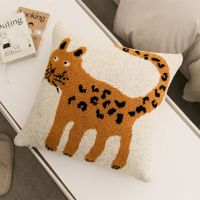 [Dudu home furnishing] REGINA น่ารักจุดแมวถักปลอกหมอนอิง45 × 45เซนติเมตร Kawaii การ์ตูนตกแต่งบ้านโซฟาเตียงเก้าอี้ปลอกหมอนไมโครไฟเบอร์ปลอกหมอน