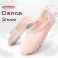 ETXBallet Shoes Dance Shoes For Children Ballet Shoes For Girls Kids Canvas Split Sole Ballerina Practice Shoes For Dancing