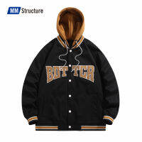 College Style Baseball Jacket Men All-match Trend 2022 Spring&amp;Autumn American Retro Fake Two-piece Single Breasted er Jacket