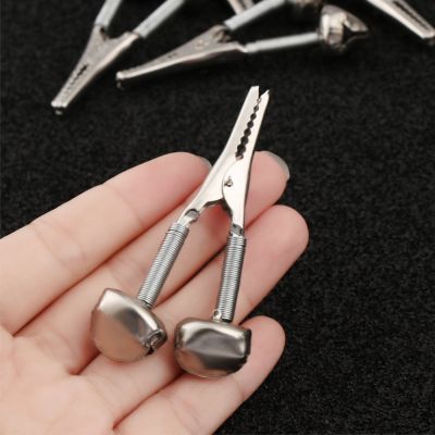 【LZ】۞✎  5 Pcs Fishing Alert Bell Clip Stainless Steel Fish Bite Sound Alarm Fishing Rod Clamp Ring Outdoor Fishing Accessories