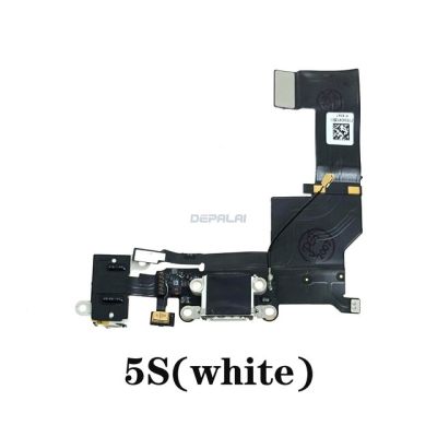 ชาร์จ Usb ด้านล่างสายเคเบิ้ลยืดหยุ่นสำหรับ Iphone 4 4S 5 5c 5S 5se ขั้วต่อสายแพเครื่องชาร์จ Usb พร้อม Mic Flex Cable