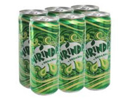 Lóc 6 Lon Mirinda Soda Kem 330ml