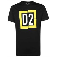 2023 NEWDiy Shop เสื้อยืดสั่งทำ Dsquared2 Broken Logo T-Shirt Versatile Street Style