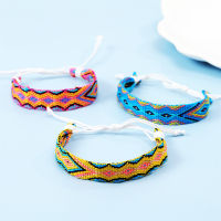 Dynamic Rope Wrist String Hand Made Dynamic Rope Rainbow Lucky Hand Rope Summer Woven Bracelet Rainbow Woven Bracelet Woven Bracelet