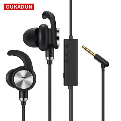 ZZOOI ANC Wired Headset Noise Reduction Sports Headset  Suitable for Huawei and Apple Mobile Phones 3.5mm Headset with Microphone