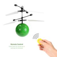 RC Flying Ball Infrared Hand Induction Flight Helicopter Multicolor LED Lights for Kids Teenager with Remote Controller