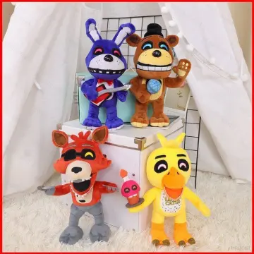45CM Big Size FNAF plush toy Foxy Freddy Fazbear Bonnie Mangle foxy chica  plush doll children toy - Realistic Reborn Dolls for Sale