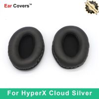 【On Sale】 WarnerVivien แผ่นรองหูสำหรับ HyperX CLOUD เงินหูฟังหูฟังเปลี่ยนชุดหูฟังแผ่นรองหู PU ฟองน้ำโฟม