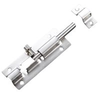 2Pcs Useful Gate Lock Non-breakable Door Latch Thickened Window Cabinet Door Latch  Protective Door Hardware Locks Metal film resistance