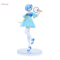 SHINNIY Rem Ram Figures For Kids Re: ชีวิตในโลกที่แตกต่างจาก Zero ตุ๊กตาของเล่น Anime Collectible Model หุ่นแอคชั่น Rem Figure ตุ๊กตาประดับของเล่นโมเดล