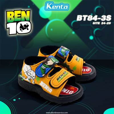 รองเท้าแตะ รองเท้ารัดส้นเด็กผู้ชาย รองเท้าลายเบนเทน Ben10 พื้นนุ่ม น้ำหนักพอดีเท้า สวมใส่สบาย KENTA รุ่น BT 84 -3S