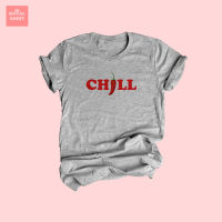 เสื้อยืดลาย Chill Chili ชิลๆ เผ็ดๆ พริก เสื้อยืดกราฟฟิก ไซส์ S - XXL