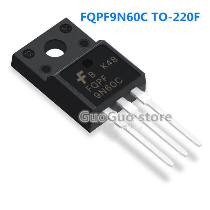 10pcs Original FQPF9N60C TO-220F 9N60C 9N60 TO-220 9A/600V MOSFET ...