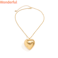 ?【Lowest price】Wonderful สร้อยคอโชกเกอร์จี้หัวใจขนาดใหญ่เกินจริงสำหรับผู้หญิงสร้อยคอแบบปรับได้กำมะหยี่สีดำสไตล์กอธ