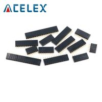 10ชิ้น2.54มม. ส่วนหัวของขาแถวเดี่ยวสำหรับผู้หญิงตรง Pcb เปลือยขั้วต่อ1*2/3/4/5/6/7/8/10/12/16/20/40พิน