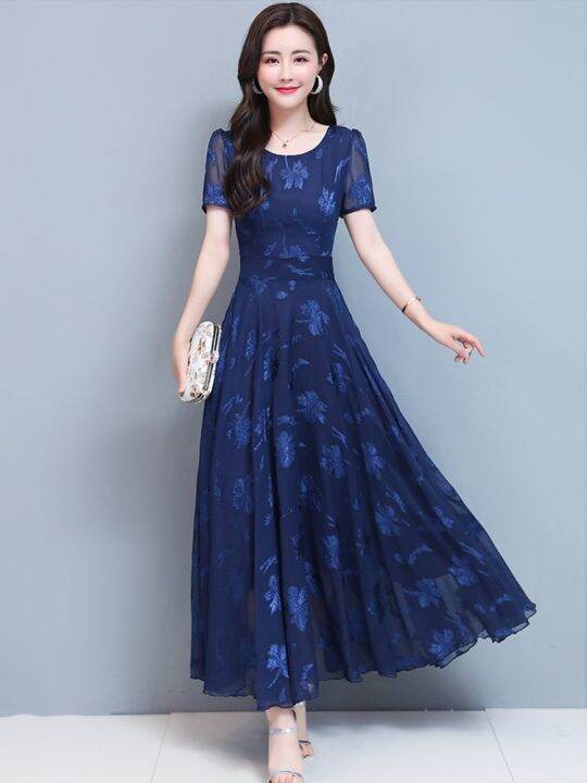 vintage-blue-clothes-for-women-2023-maxi-dress-chiffon-floral-party-elegant-boho-summer-korean-fashion-long-chic-evening-dresses