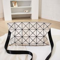 Issey Miyake New 4x6 womens bag geometric rhombic bag fashion personality plaid bag shoulder oblique small bag