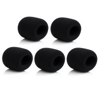 Standard Bolymic 5PCS Black Microphone Pop Filter for Shure SM58 Windscreen Sponge Foam Mic Cover