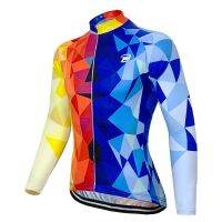 เสื้อด้วยแขนยาวเสื้อเจอร์ซีย์นักปั่นเจอร์ซีย์
