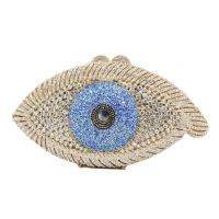 New 2023 Eye Shape Rhin2023one Clutch Handbag Luxury Bling Purse Women Crystal Evening Bags Banquet Pochette