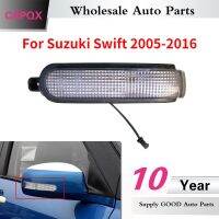 สัญญาณไฟเลี้ยวแต่งรถ CAPQX สำหรับ Suzuki Swift 2005 2006-2016ด้านนอกกระจกมองข้างมองหลังไฟเลี้ยวโคมไฟทวนสัญญาณ