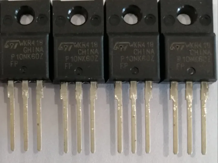 MOSFET STP10NK60ZFP ST Microelectronics / MOSFET N-Ch 600 Volt 10Amp ...