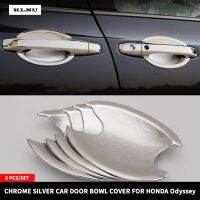 KLNU สำหรับ Honda Odyssey 2015-2021 Chrome Silver Car Door Bowl Cover,Odyssey Car Beauty Trim