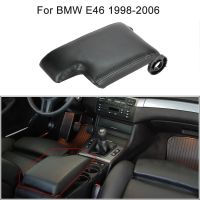 【❖New Hot❖】 yan84 ที่เท้าแขนคอนโซลกลางรถที่เปลี่ยนฝาครอบชุดสำหรับ Bmw E46 1998-2006