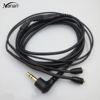 สายหูฟังเข้ากันได้กับ Shure Se215 Se535 Se315 Se425 Se846 Ue900สายสัญญาณเสียงความยาว1.6เมตร