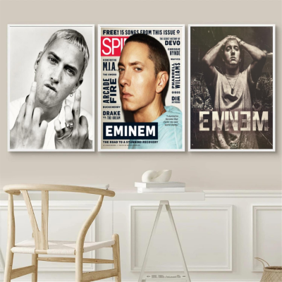 Eminem โปสเตอร์ Wall Art 24X36ผ้าใบตกแต่งส่วนบุคคลของขวัญ Modern Family ห้องนอนภาพวาด