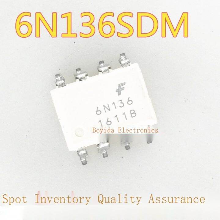 10ชิ้น6n136-sop-8-smd-6n136sd-optocoupler-ชิป-ic-6n136sdm-6n136s-นำเข้าใหม่