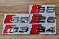 โลโก้ ออดี้ ติดด้านหลัง ขนาด 10.5 * 3.7 cm Audi A8 S3 S4 S5 S6 S8 Chrome Rear Letter Tail Badge Trunk Emblem