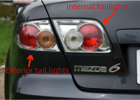 สำหรับมาสด้า6 03-15TAILLIGHT ไฟท้ายไฟท้ายไฟเบรกไฟหลัง