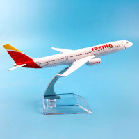 เครื่องบินรุ่นเครื่องบินรุ่นสเปน Iberia Airlines A330เครื่องบินรุ่น Diecast โลหะเครื่องบินรุ่น16ซม. 1:400เครื่องบินของเล่นของขวัญ