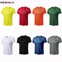 NEENCA เสื้อยืดใส่เล่นกีฬารุ่น Activewear Dri Fit,ชุดกีฬาแห้งเร็วสำหรับออกกำลังกายวิ่งเทรนนิ่งยิมเสื้อผ้าคลาสสิก