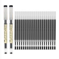 【YP】 11Pcs/Lot 0.35mm Ultra Finance Gel Black/Blue/Red ink Refills Rods Gelpen School Office Exam Supplies Stationery