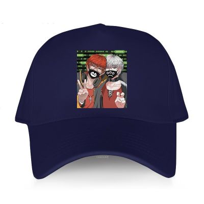 Fashion print men hats cool Adjustable Mystic Messenger Novel Game 707 and Unknown Bros Merch Gift Cotton Casual baseball cap