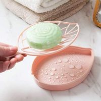 Bathroom Soap Holder Plastic Bathroom Kitchen Sponge Soap Drain Racks Storage Box Organizers Soap Dish Tray Blue Soap Dish Bath Soap Dishes