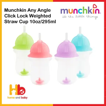 Munchkin Any Angle Straw Cup, Weighted, 10 Ounce