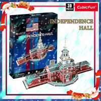 จิ๊กซอว์ 3 มิติ อินดิเพนเดนซ์ฮอลล์ Independence Hall C120 แบรนด์ Cubicfun ของแท้ 100% สินค้าพร้อมส่ง