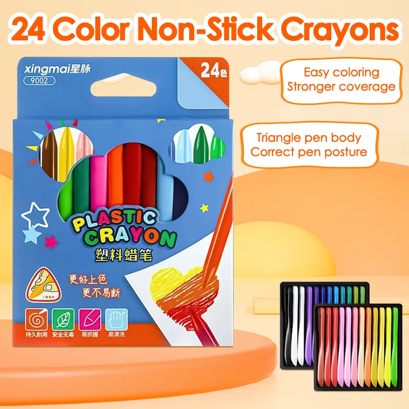 YPLUS Triangle Crayons for Kids - Washable Toddlers Crayons 12 Colors, Non  Toxic Handwriting Posture Correction Coloring Art Supplies for Ages 2-4