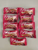 อัลมอนด์เคลือบชอกโกแลต​ ขนาด5.5กรัม แบ่งขายเป็นเม็ดค่ะ 10 เม็ด ราคา 30 บาท(ตกเม็ดละ 3 บาทค่ะ) Almond Coated With Chocolate Flavour ช็อกโกแลต  ขนมราคาถูกๆ