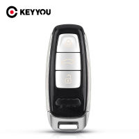 KEYYOU 3ปุ่มสำหรับ Audi A6 C8 A8 Q8 A7 2017 2018 2019 2020 Fob กรณีเปลี่ยน Remote Car Key Case อุปกรณ์เสริม