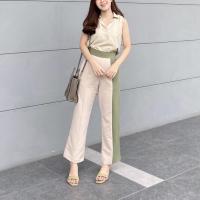 SHUUXME Gina pant - beige/grey