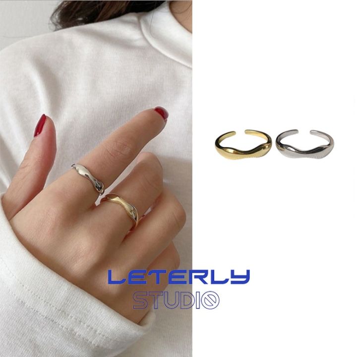 925-sterling-silver-stylish-personality-korean-version-adjustment-ring-f274