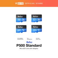 ?COD + ฟรี + คลังสินค้าพร้อม?การ์ดความจำ Micro SD มาตรฐาน P500 Netac พร้อมอะแดปเตอร์512GB 32GB 64GB 128GB