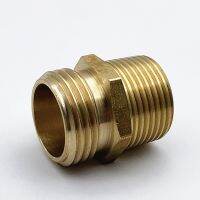 Brass Garden Hose Quick Connector 3/4 GHT to 3/4 NPT American Male Thread Fittings Water Pipe Irrigation Joint Adapter