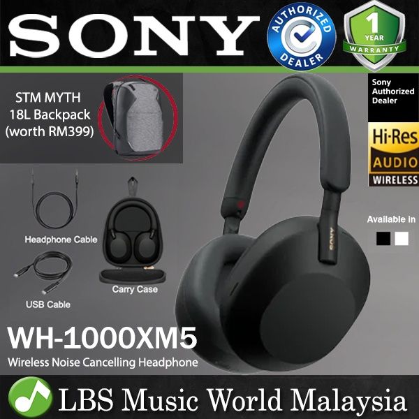 2023 New SonyддWH-1000XM5 Wireless Bluetooth Noise Cancelling Over