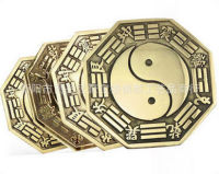 100% High-quality [Seiko] Bagua กระจกเงากระจกปลาเปิด Tai Chi โชคดี Feng Shui กระจกพระพุทธรูป