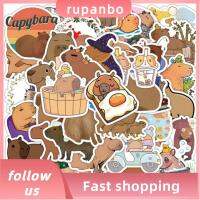 สติกเกอร์ Capybara หลากสีสติ๊กเกอร์ PVC RUPANBO039392692 Stiker Buku Kliping สติ๊กเกอร์เฮฮา DIY